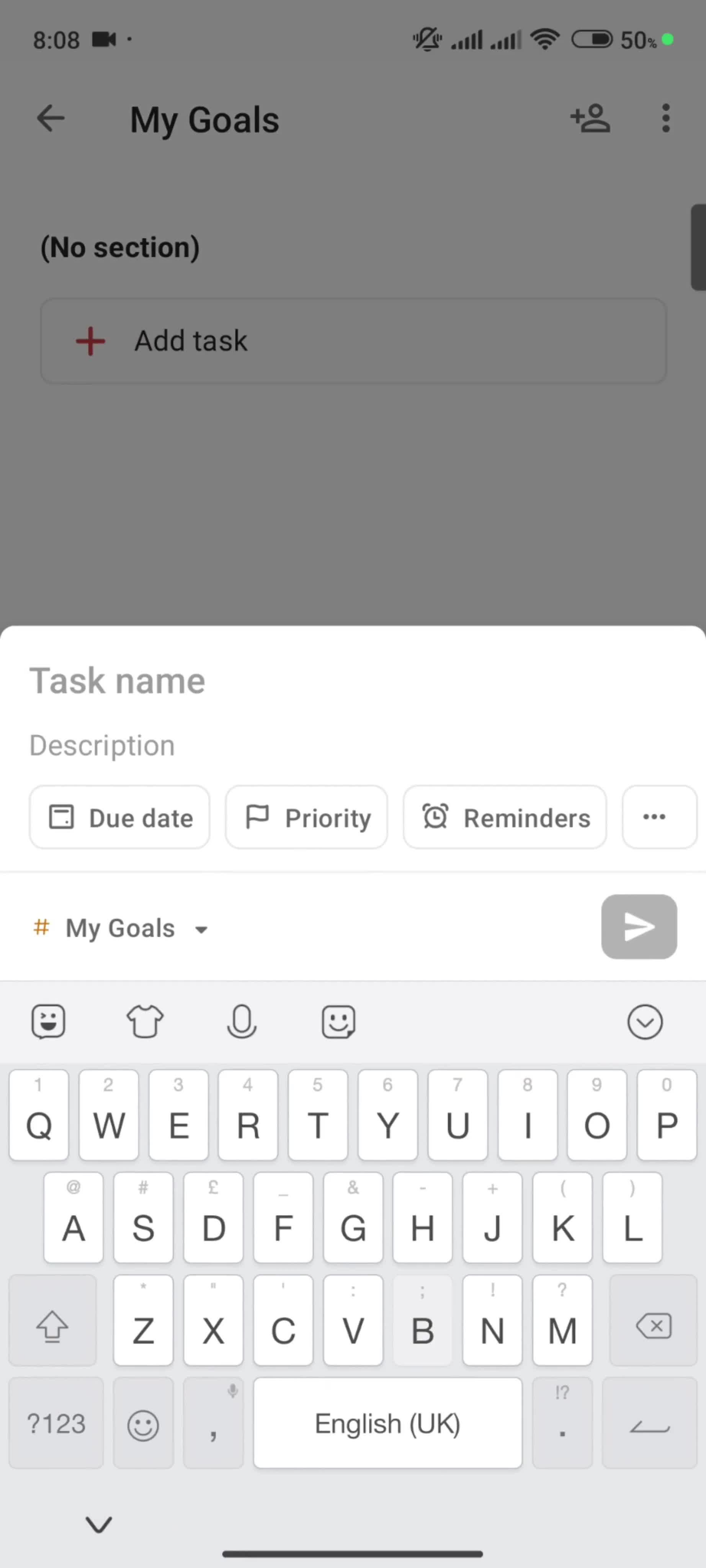 Adding a project screenshot
