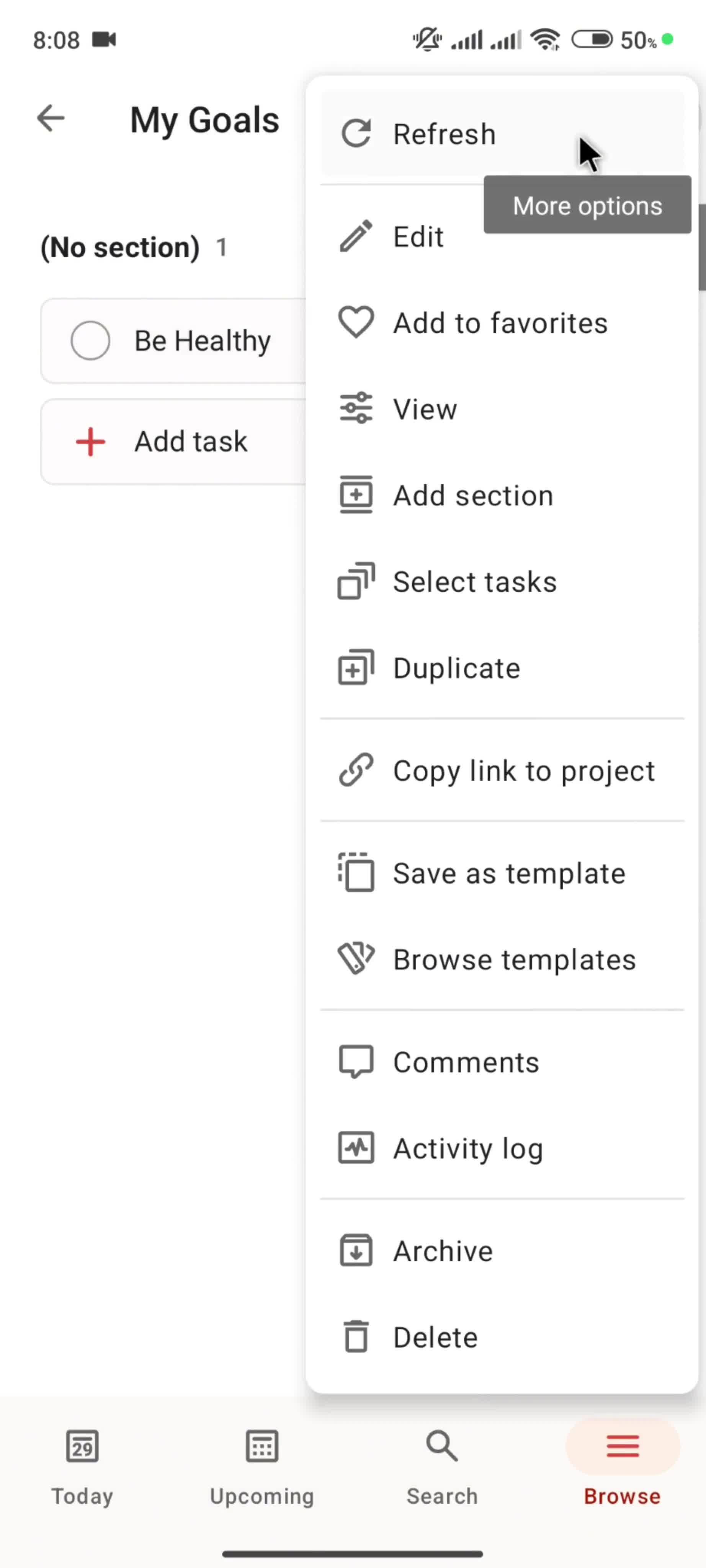 Adding a project screenshot