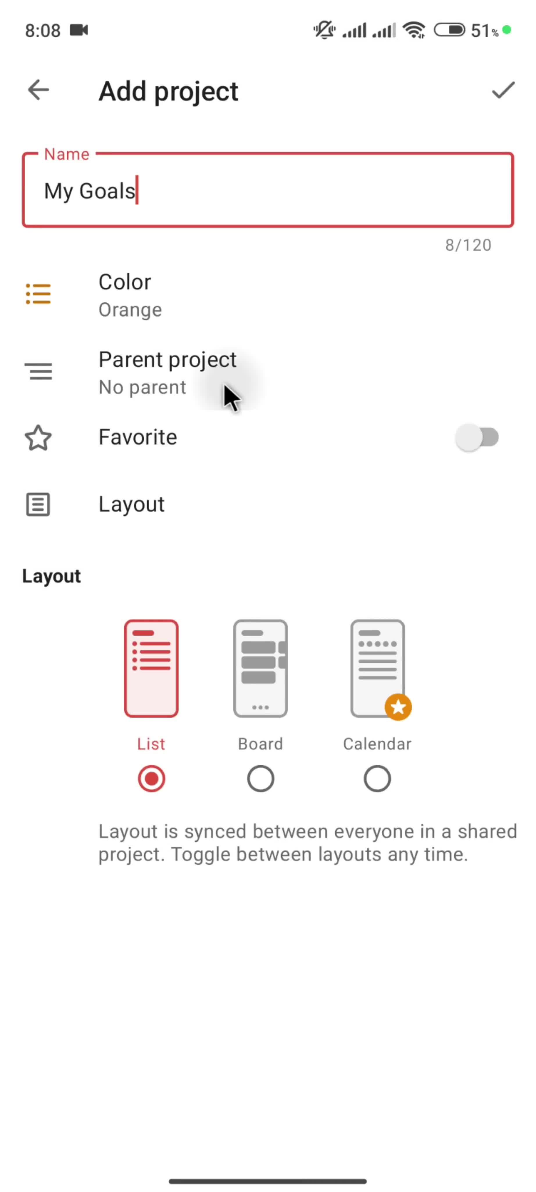 Adding a project screenshot