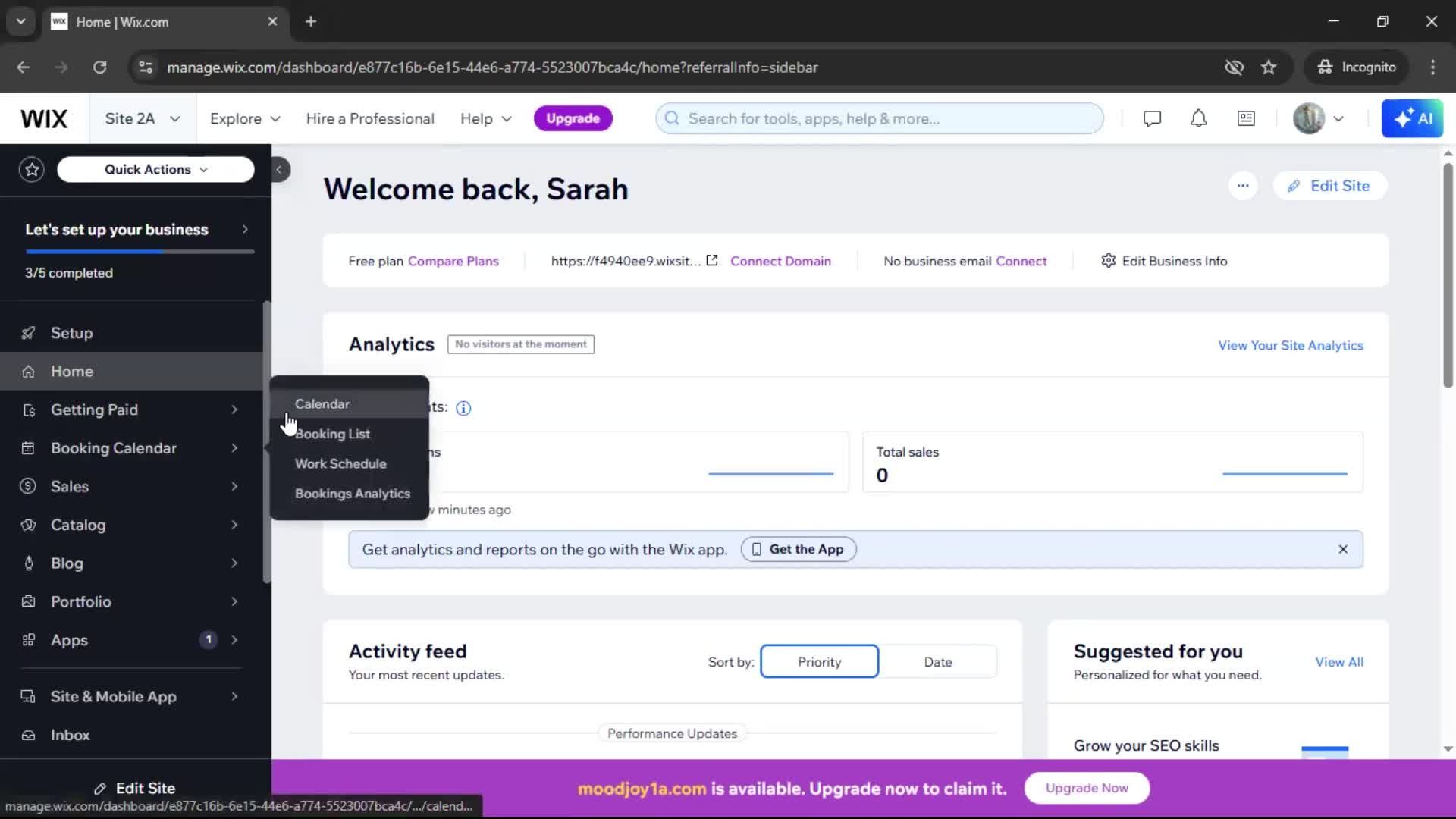 Adding staff screenshot