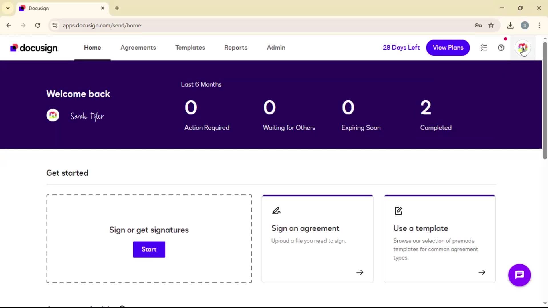 Adding a stamp on Docusign video thumbnail