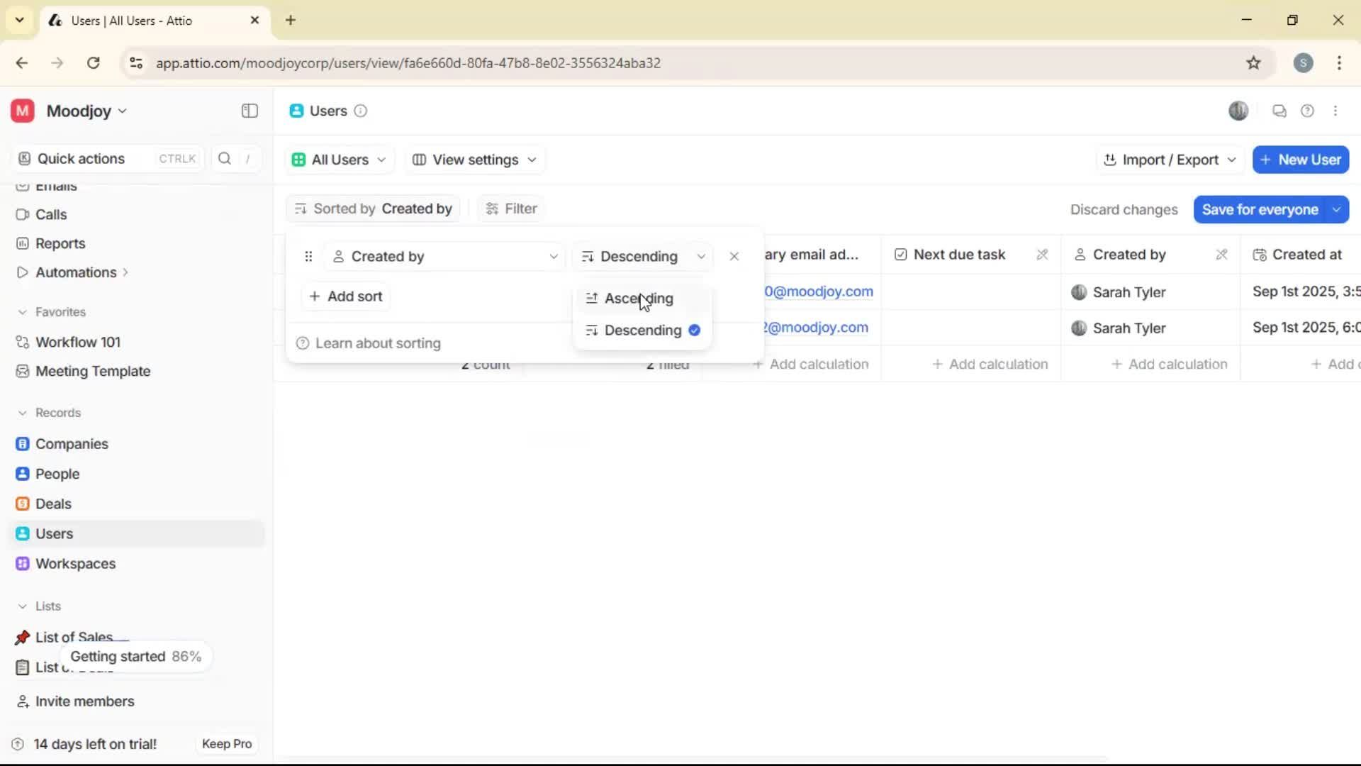 Adding a user screenshot