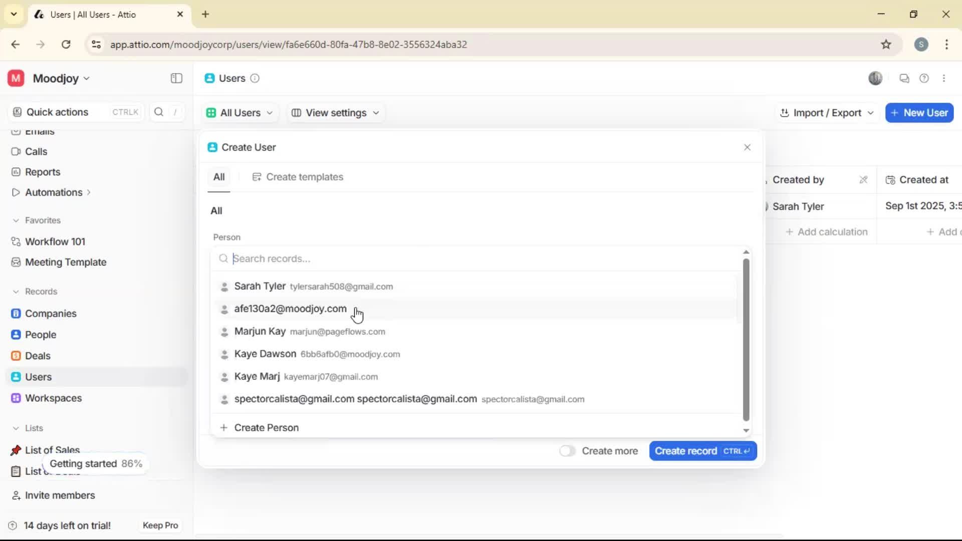 Adding a user on Attio video thumbnail