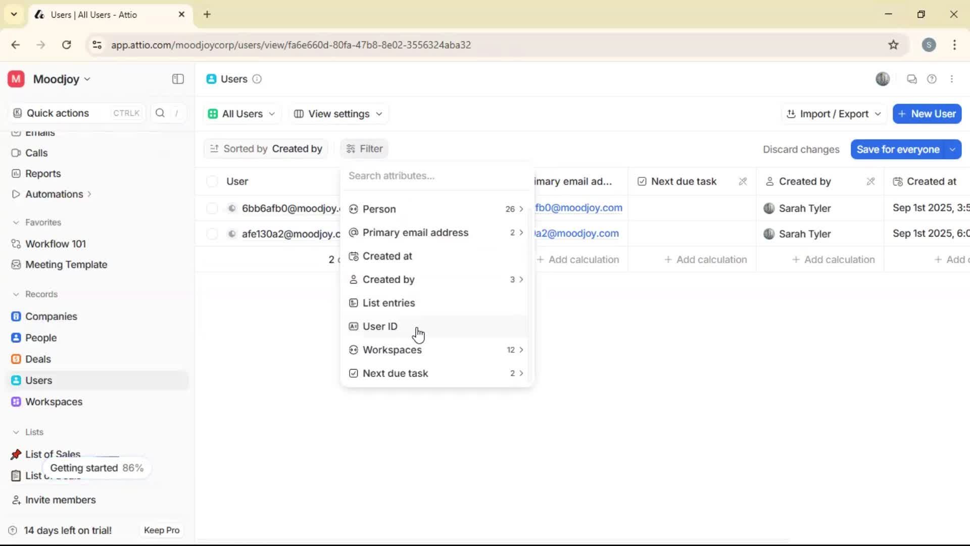 Adding a user on Attio video thumbnail