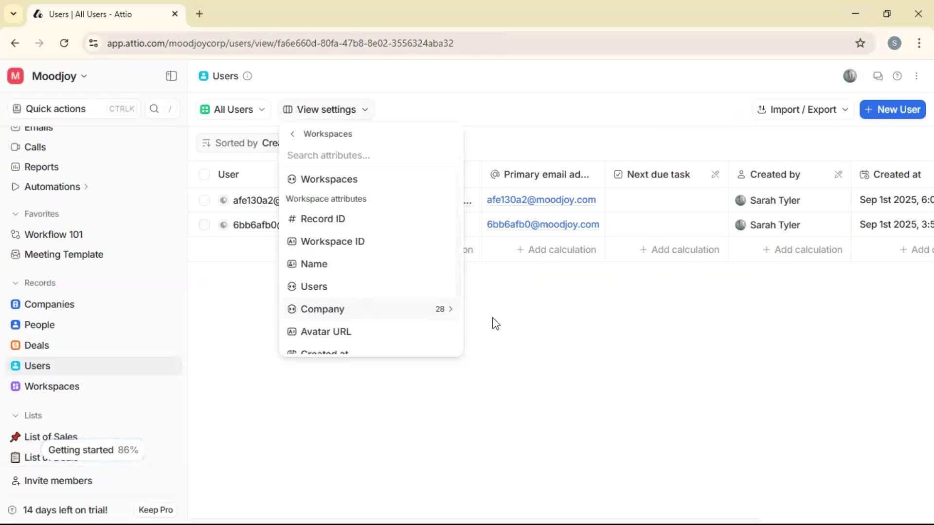 Adding a user screenshot