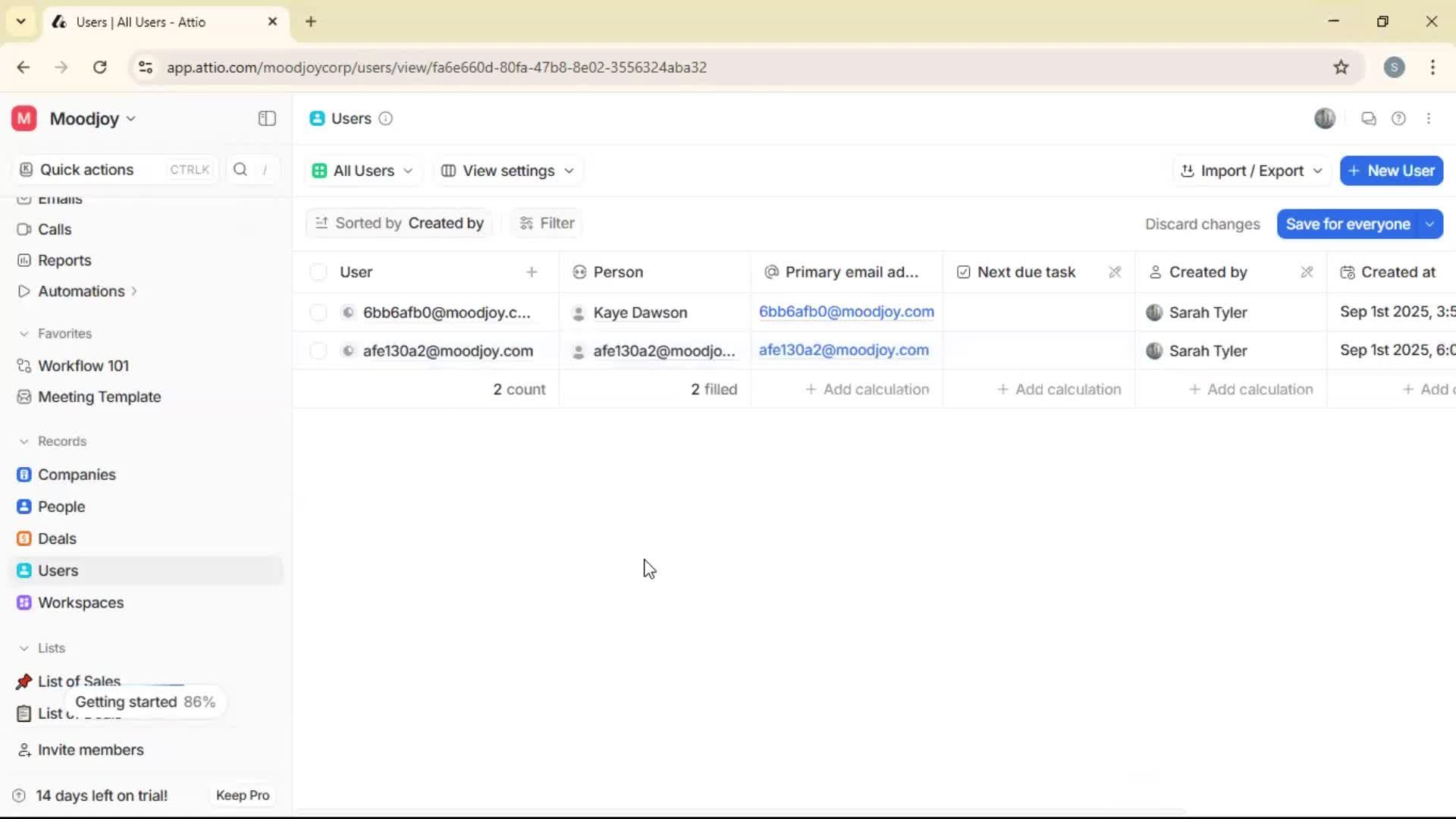 Adding a user screenshot