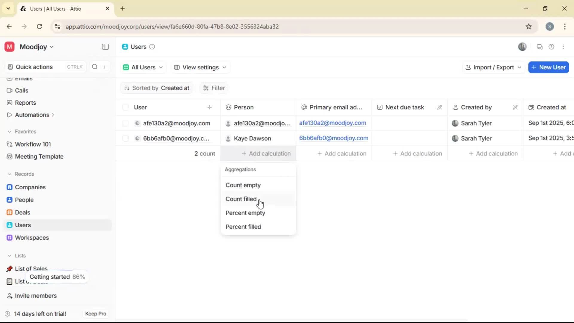 Adding a user screenshot