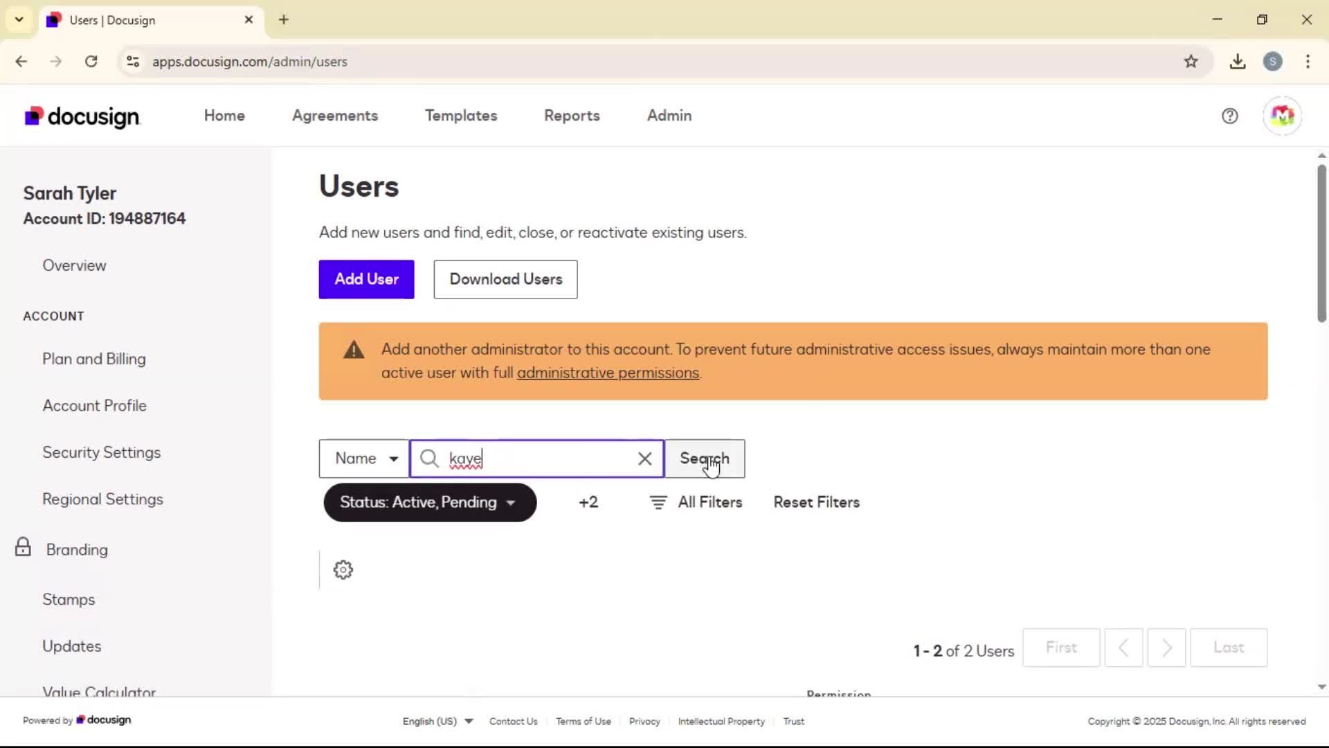 Adding a user screenshot