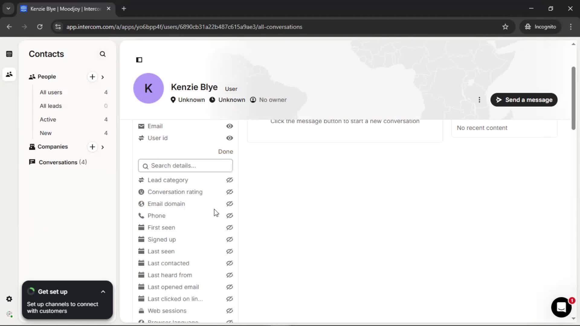 Adding a user screenshot