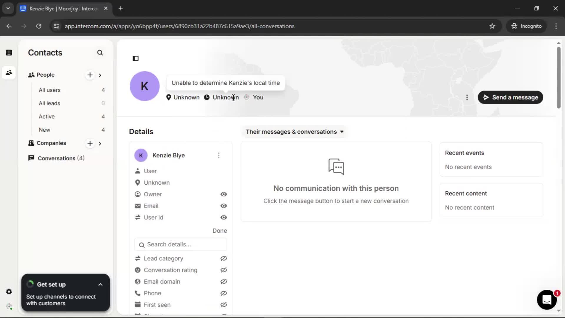 Adding a user screenshot