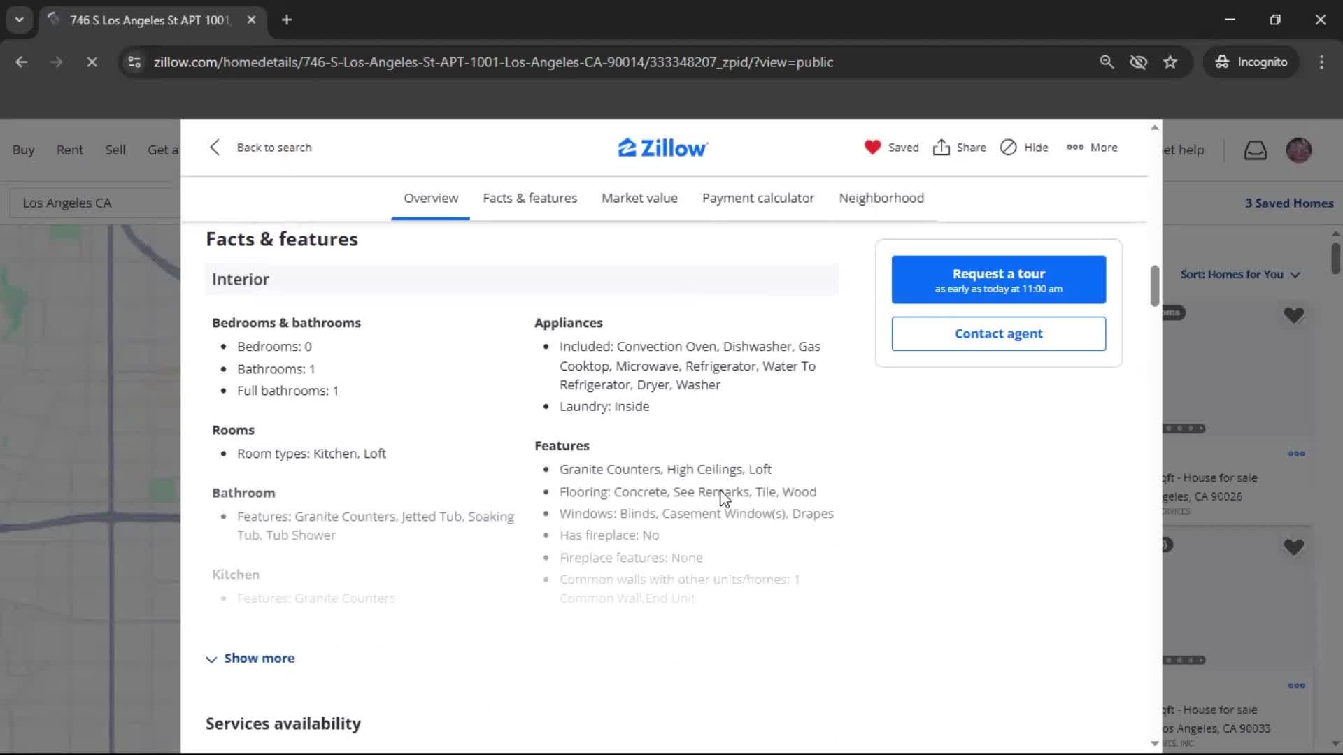 Adding an address screenshot
