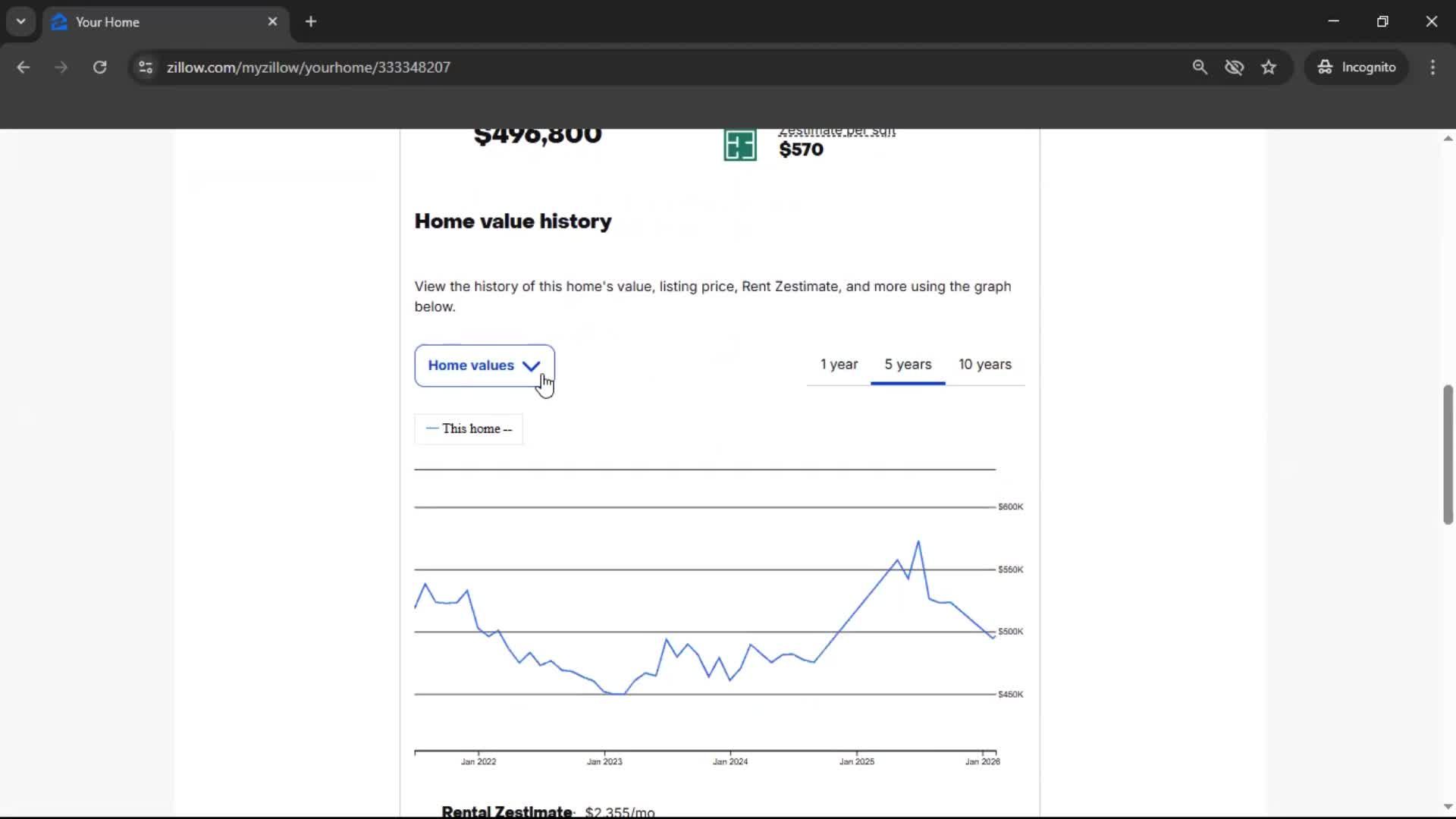 Adding an address screenshot