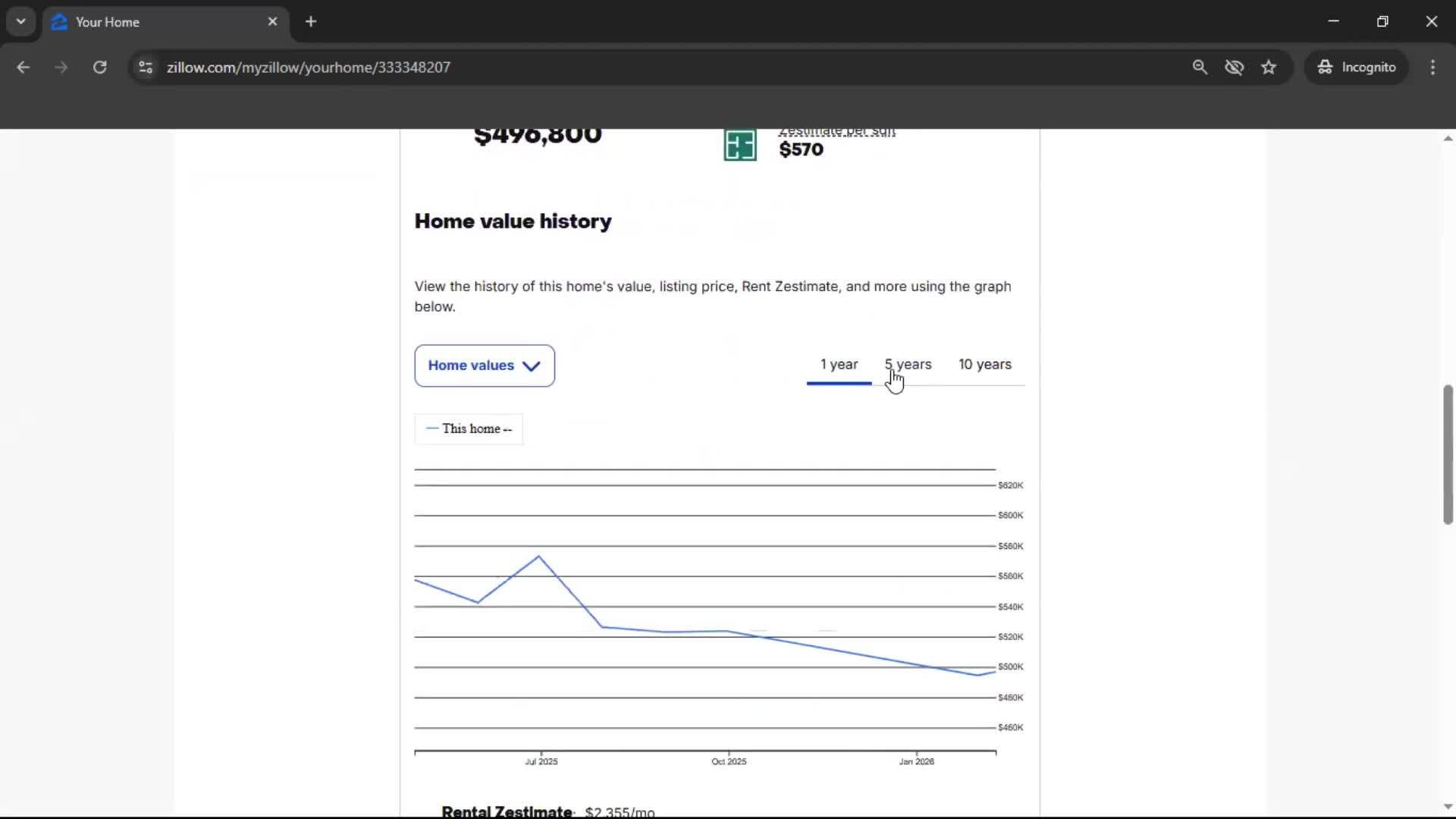 Adding an address screenshot
