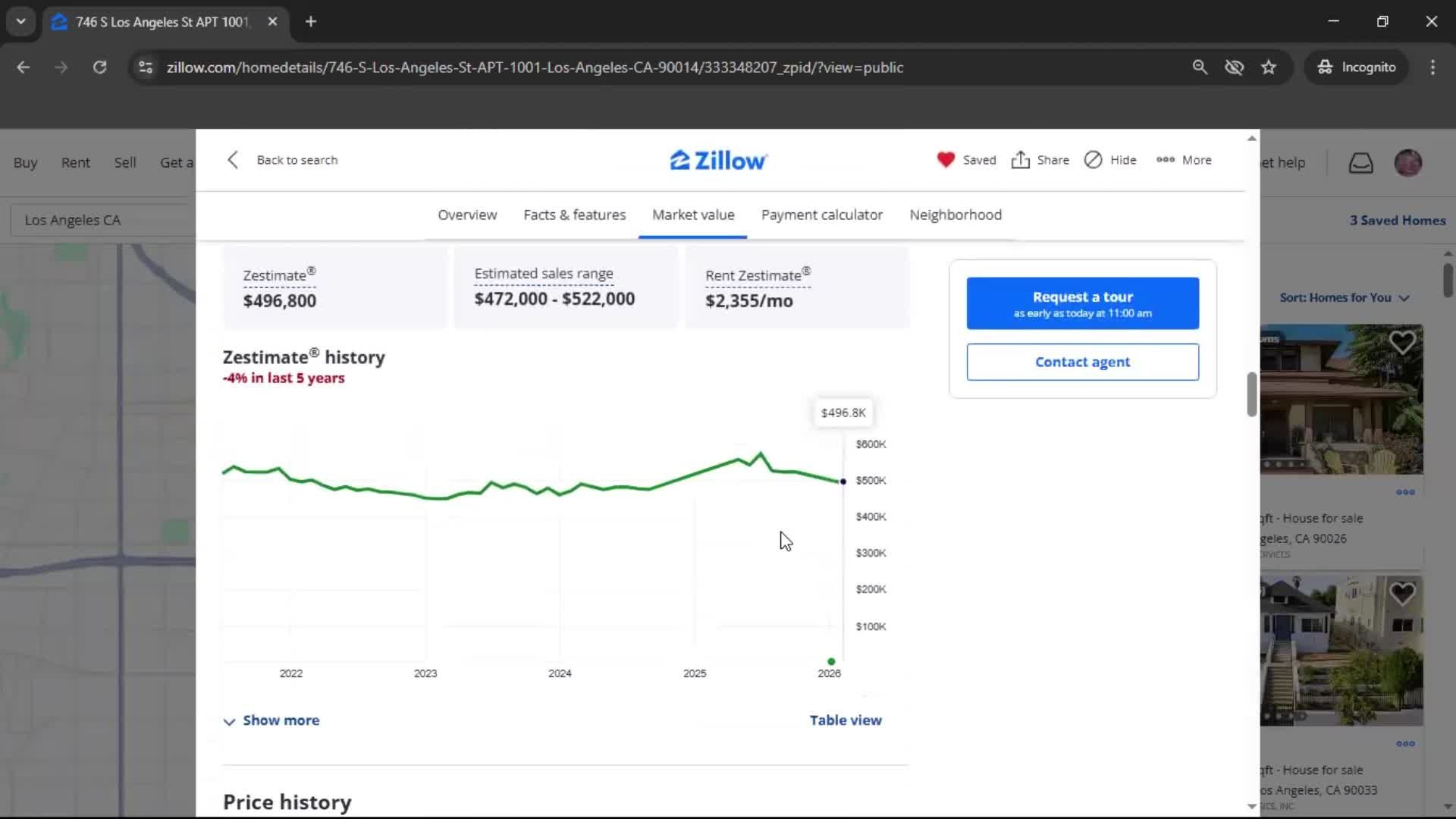 Adding an address screenshot