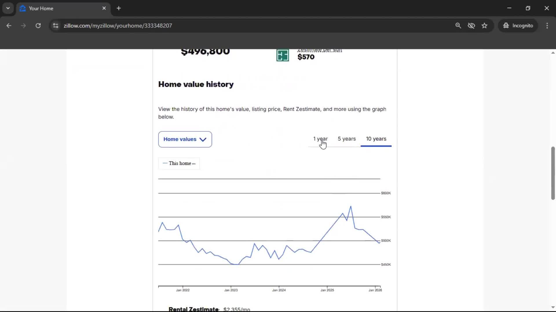Adding an address screenshot