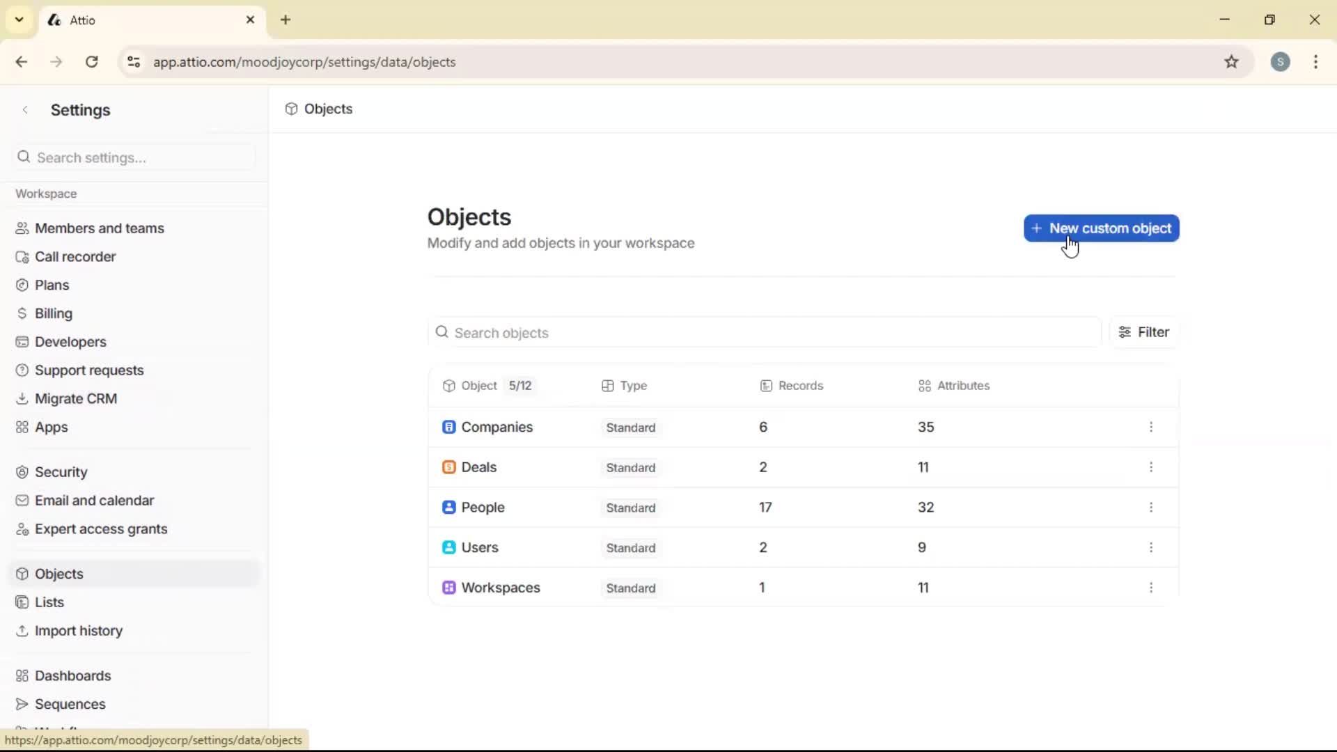 Adding objects on Attio video thumbnail