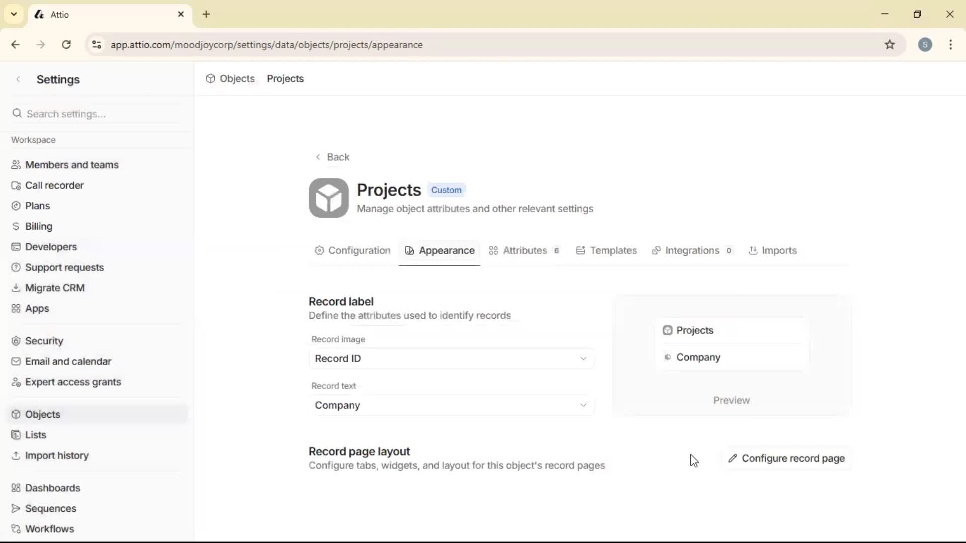 Adding objects screenshot