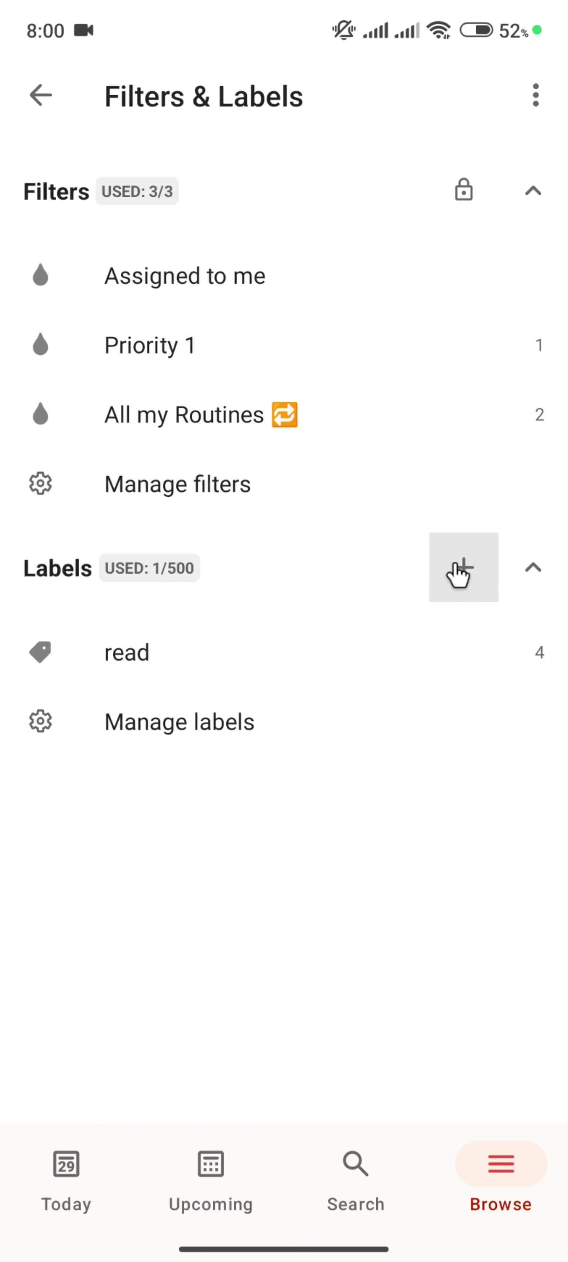 Adding tags screenshot
