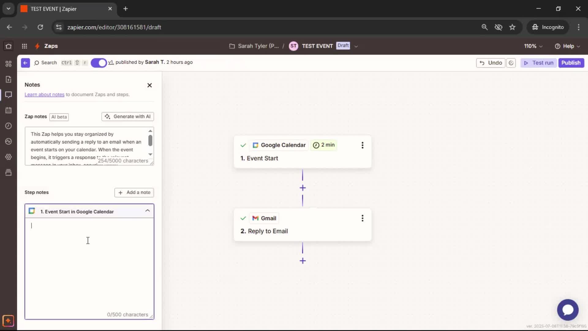 Creating a note screenshot