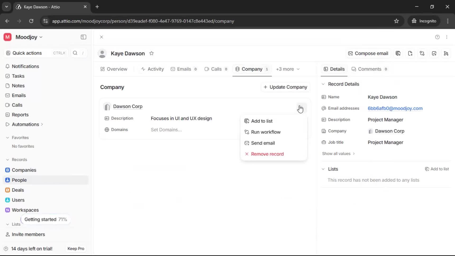 Creating new contact on Attio video thumbnail