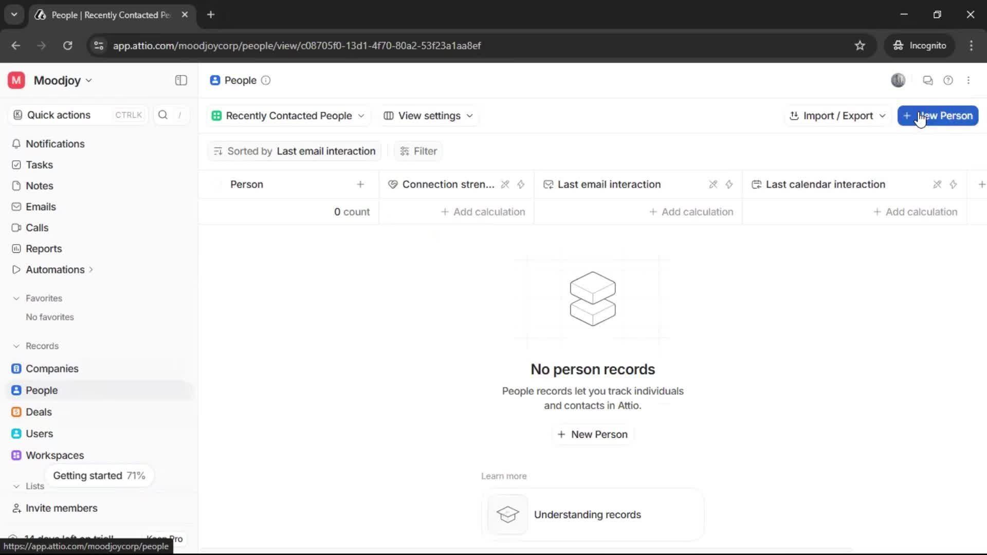 Creating new contact on Attio video thumbnail
