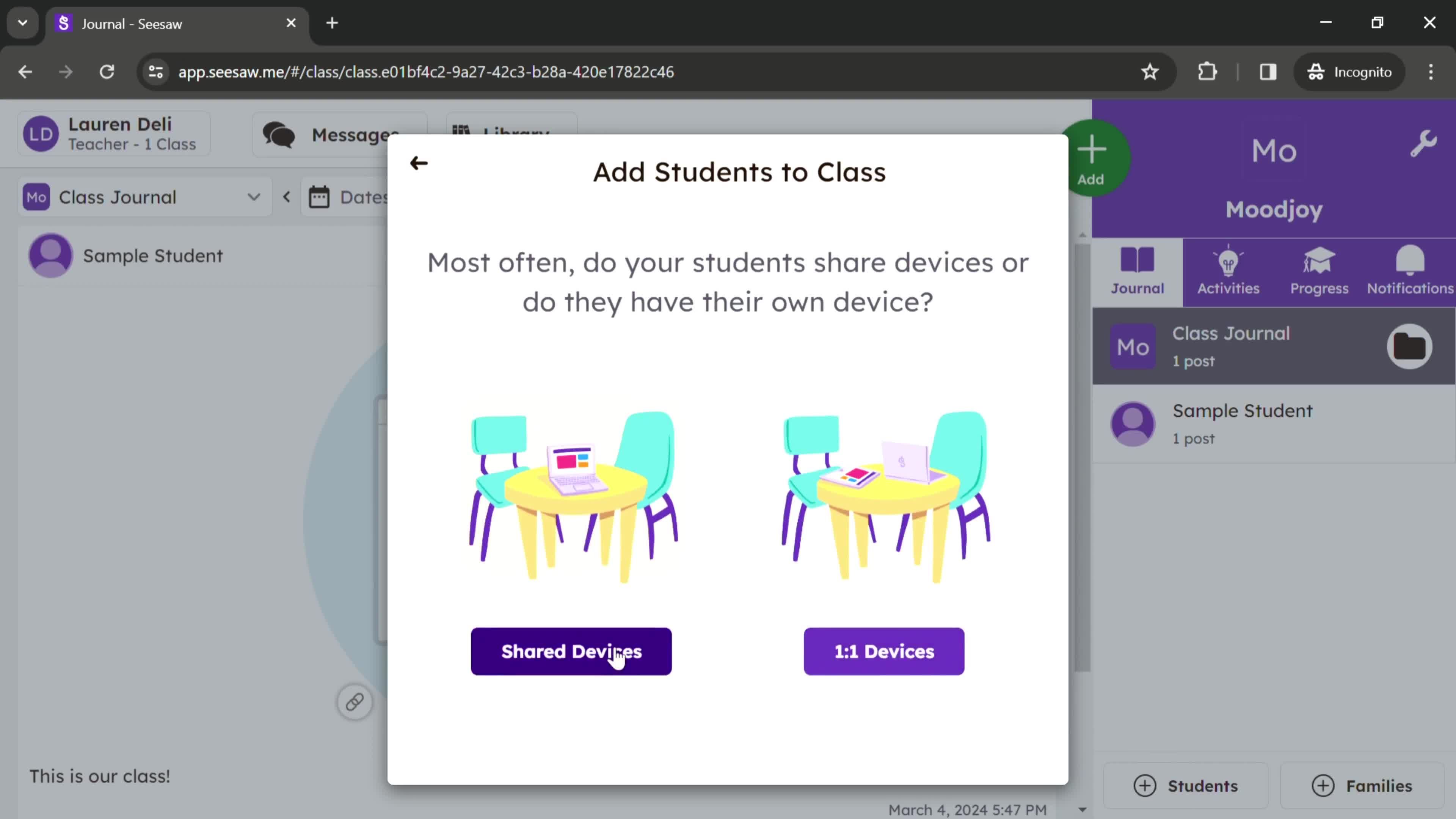 Adding a student on Seesaw video thumbnail