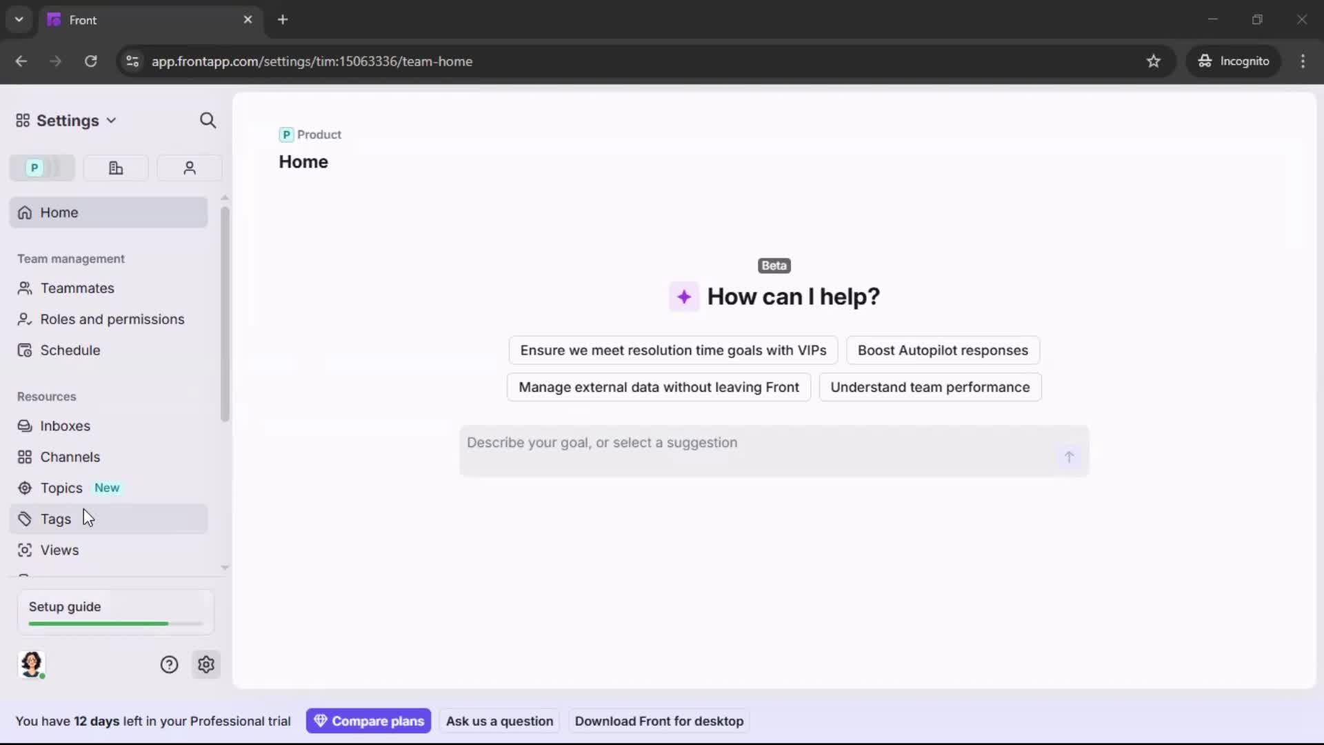 Adding tags screenshot
