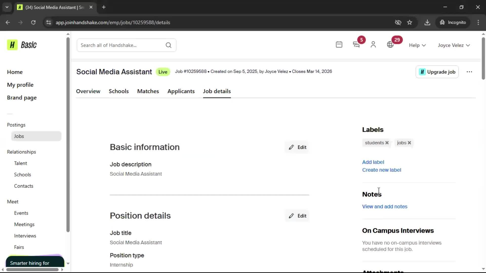 Adding tags screenshot