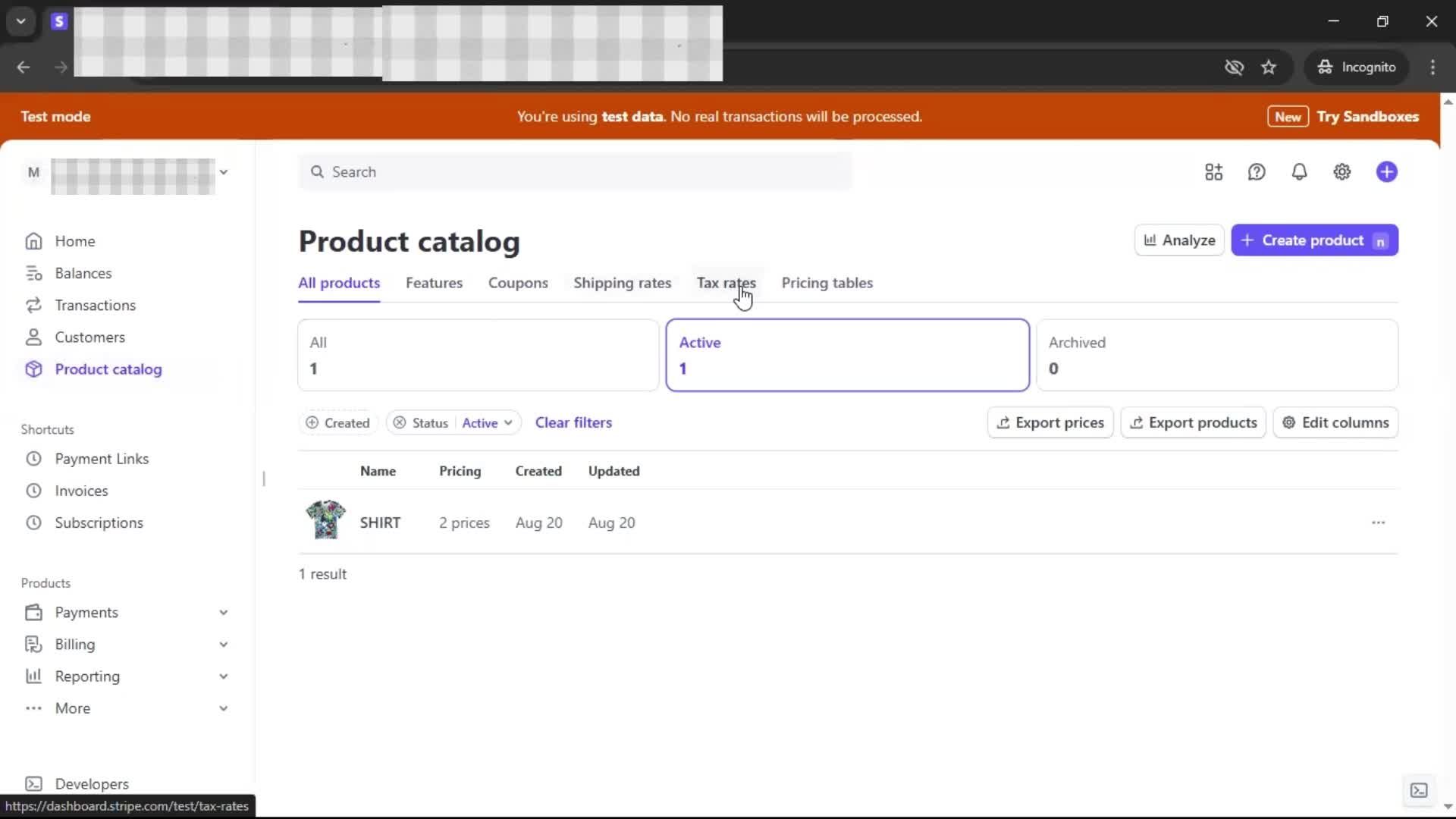 Adding tax rate on Stripe video thumbnail