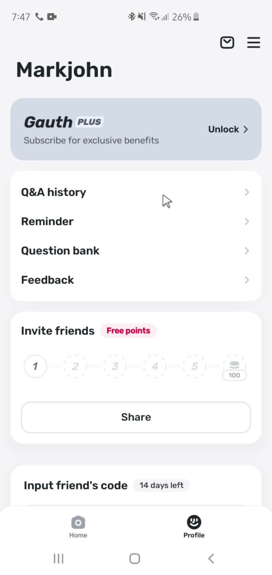 Adding to question bank screenshot