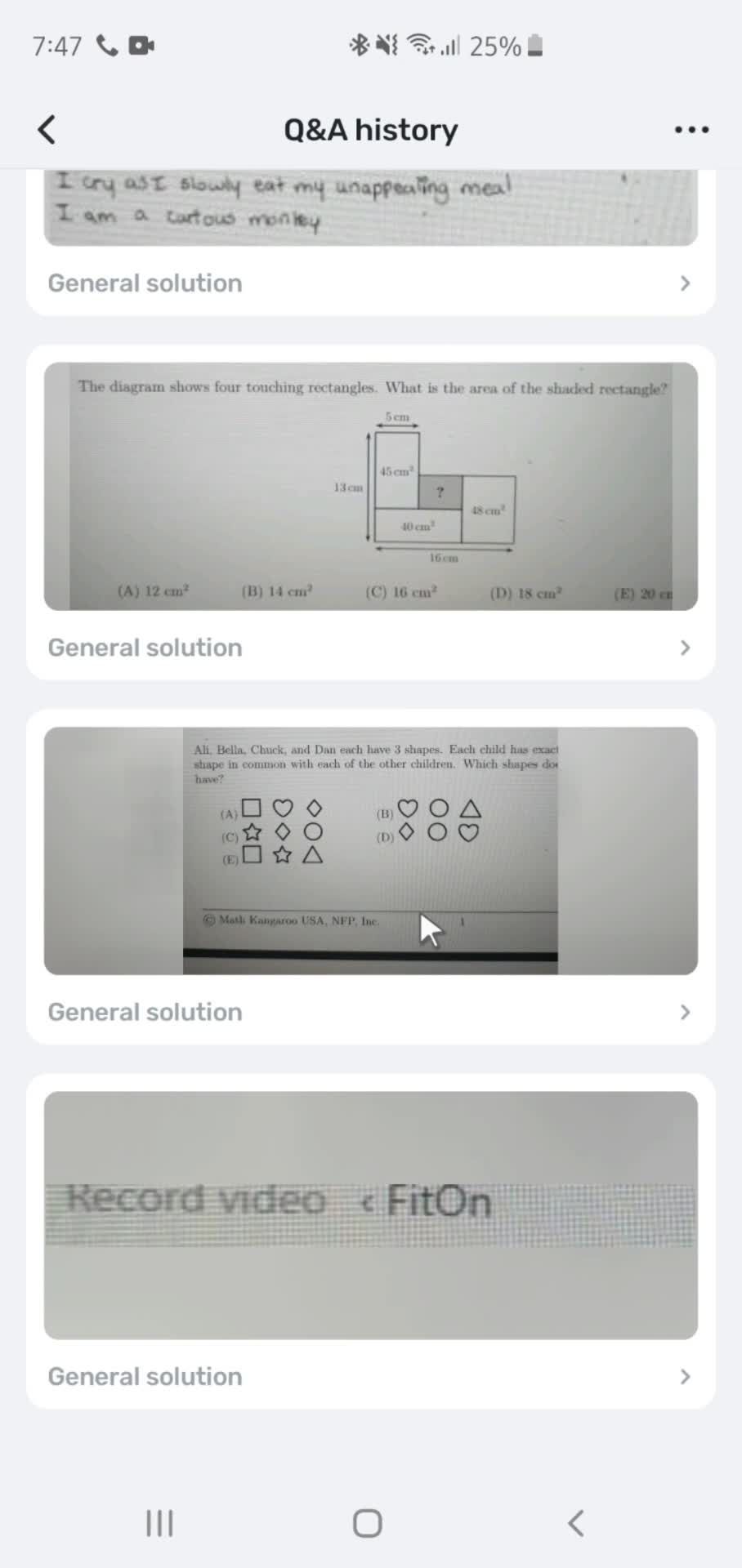 Adding to question bank screenshot