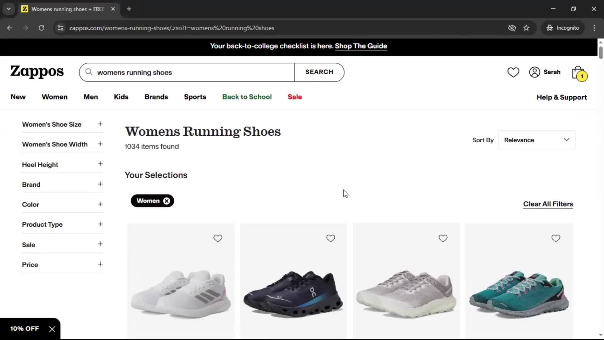 Adding to cart on Zappos video thumbnail