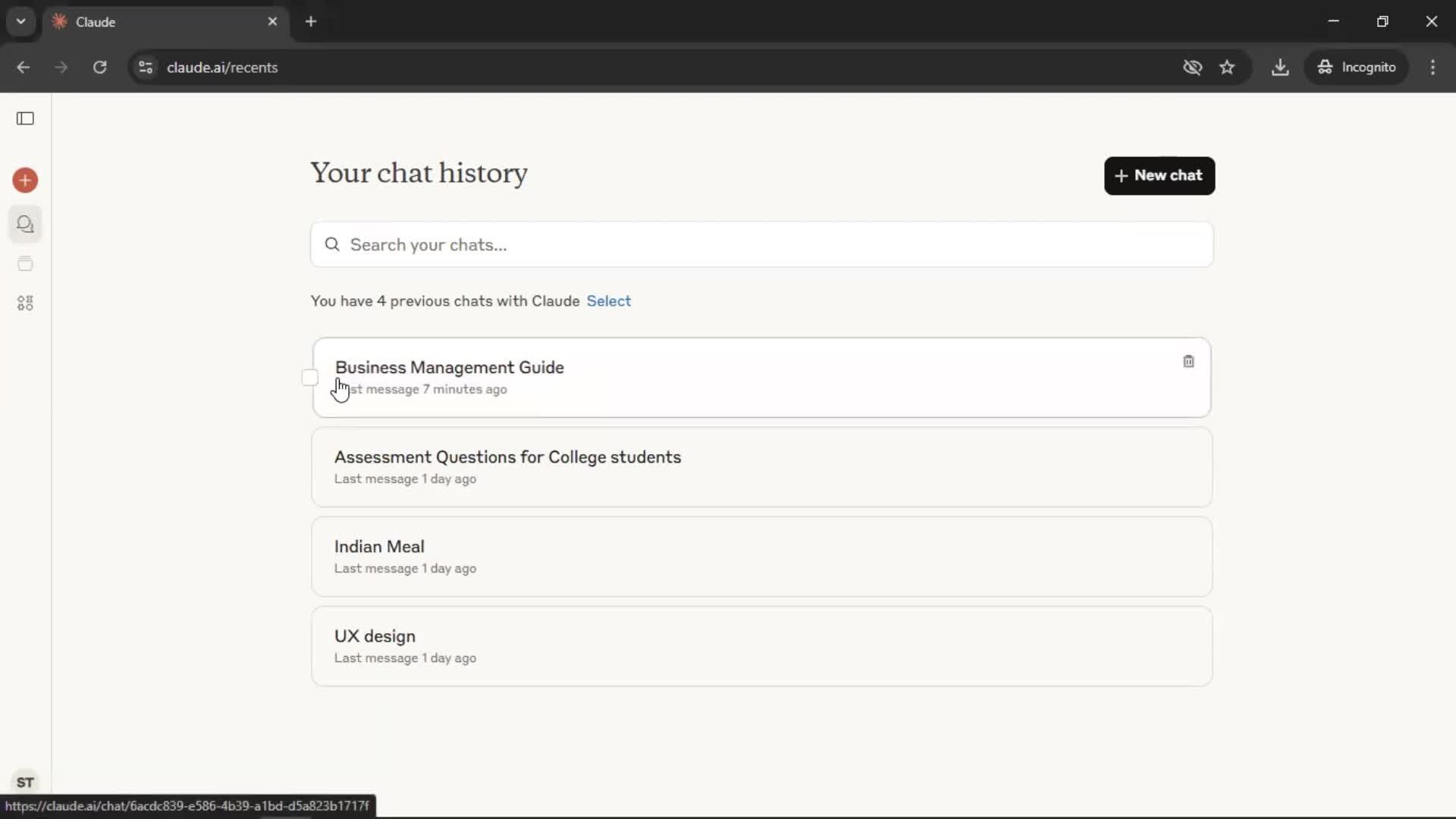 Adding to favorites screenshot