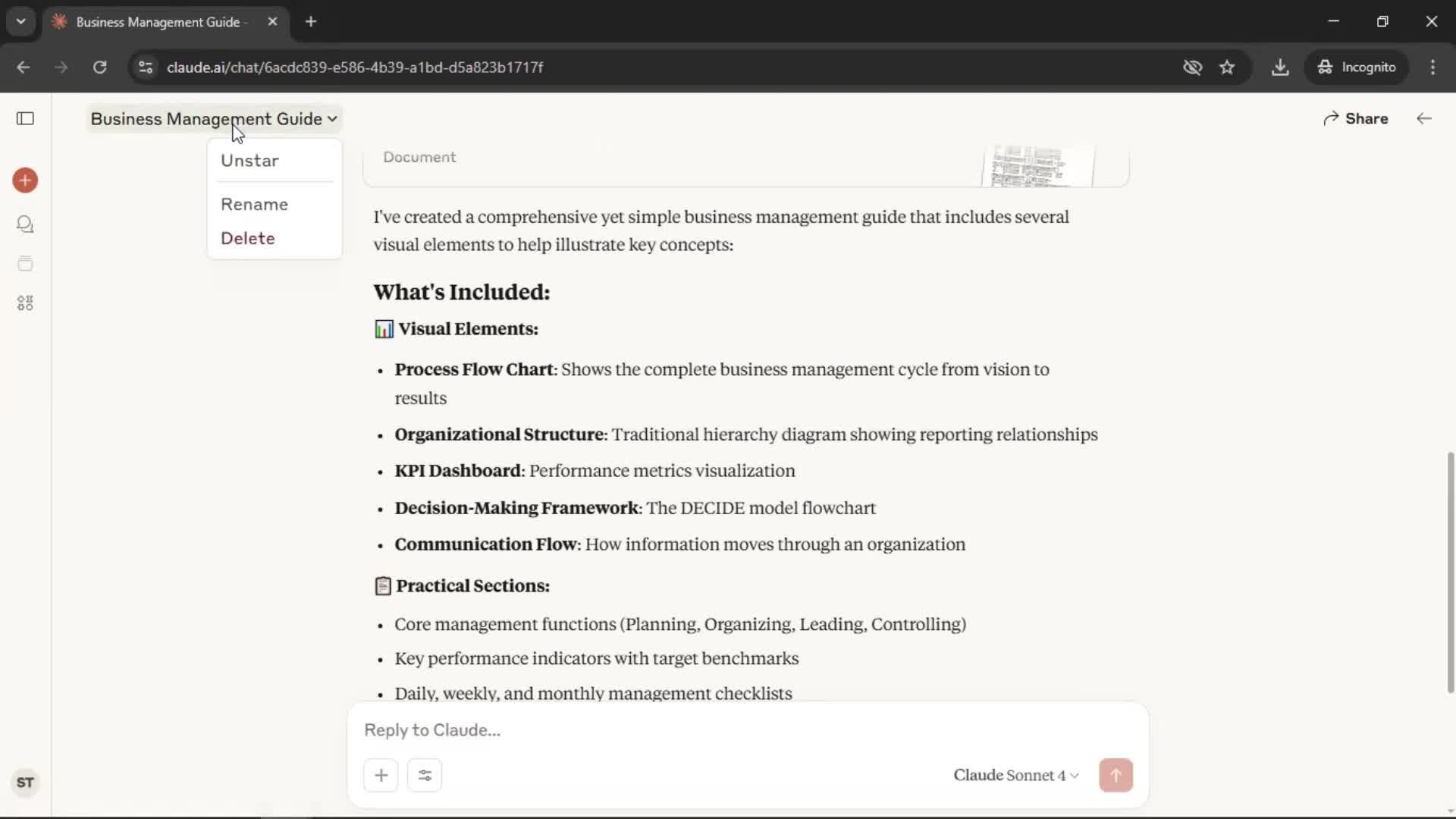 Adding to favorites screenshot