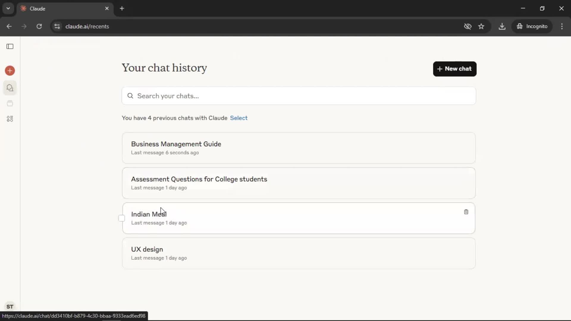 Adding to favorites screenshot