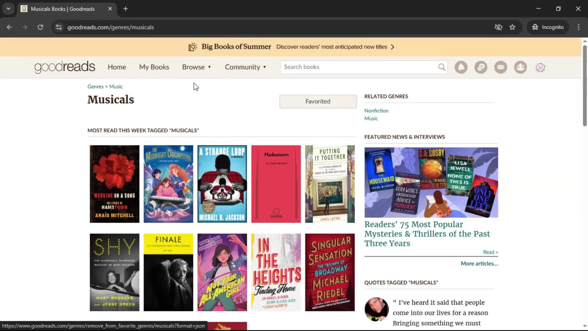 Adding to favorites screenshot