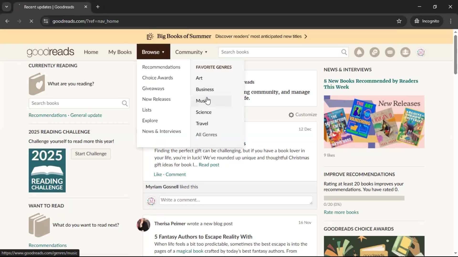 Adding to favorites screenshot