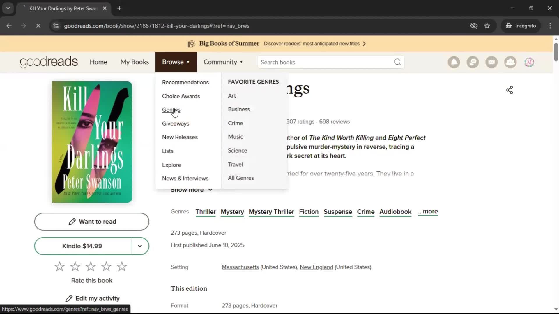 Adding to favorites screenshot