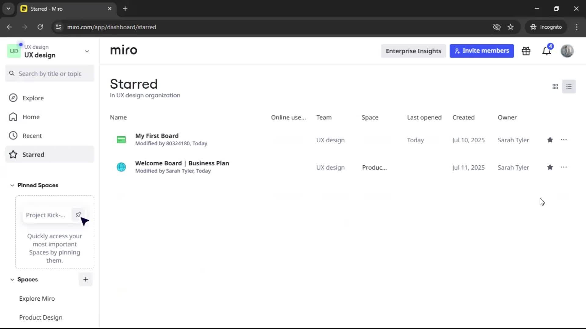 Adding to favorites screenshot