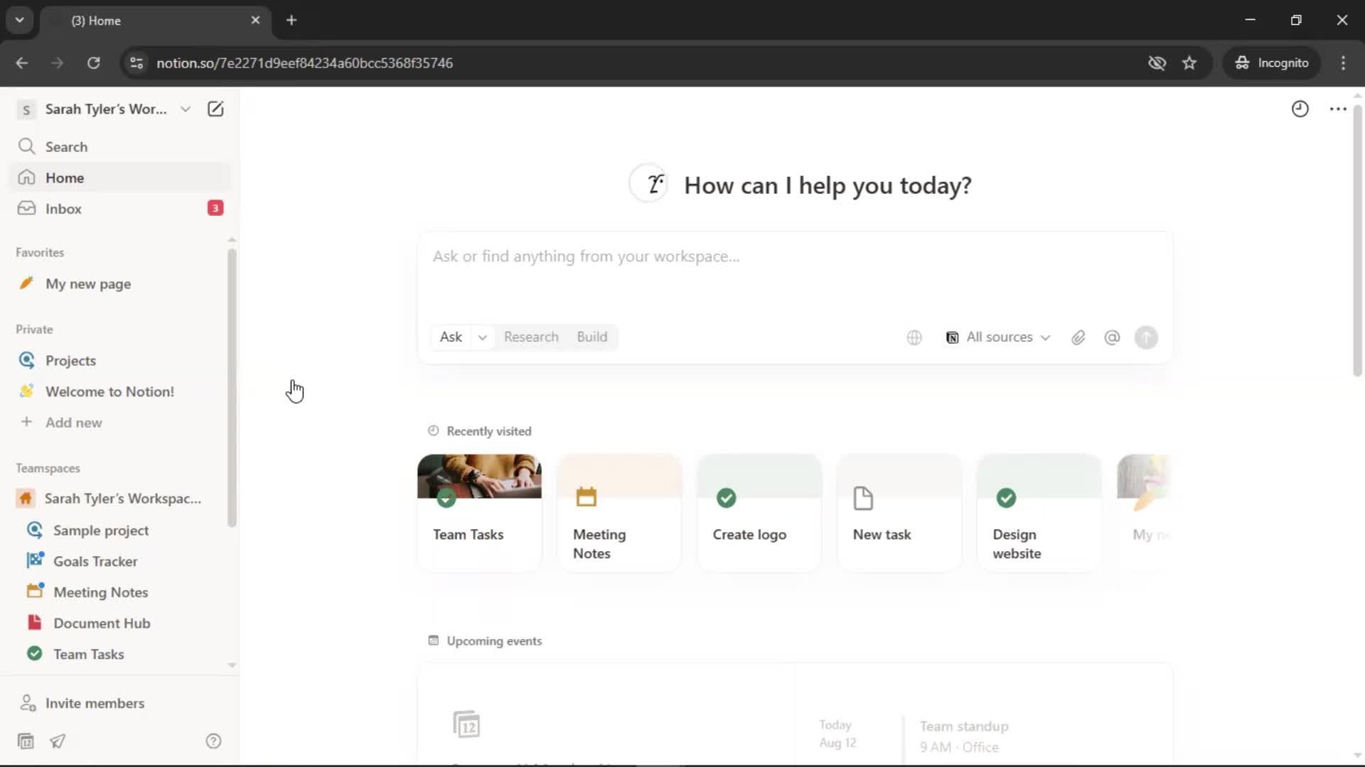 Adding to favorites screenshot