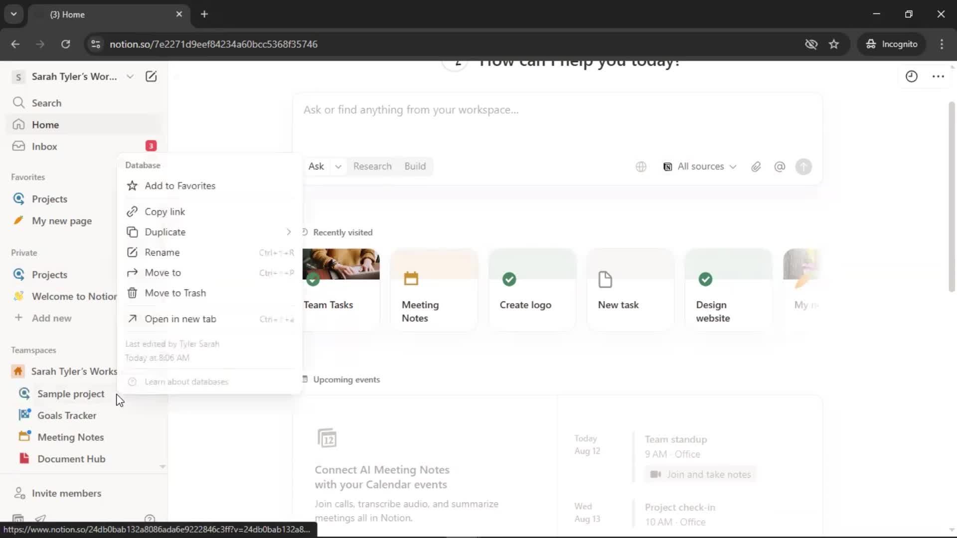 Adding to favorites screenshot