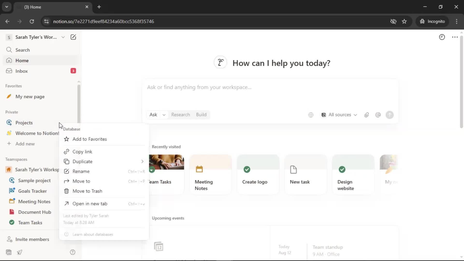 Adding to favorites screenshot