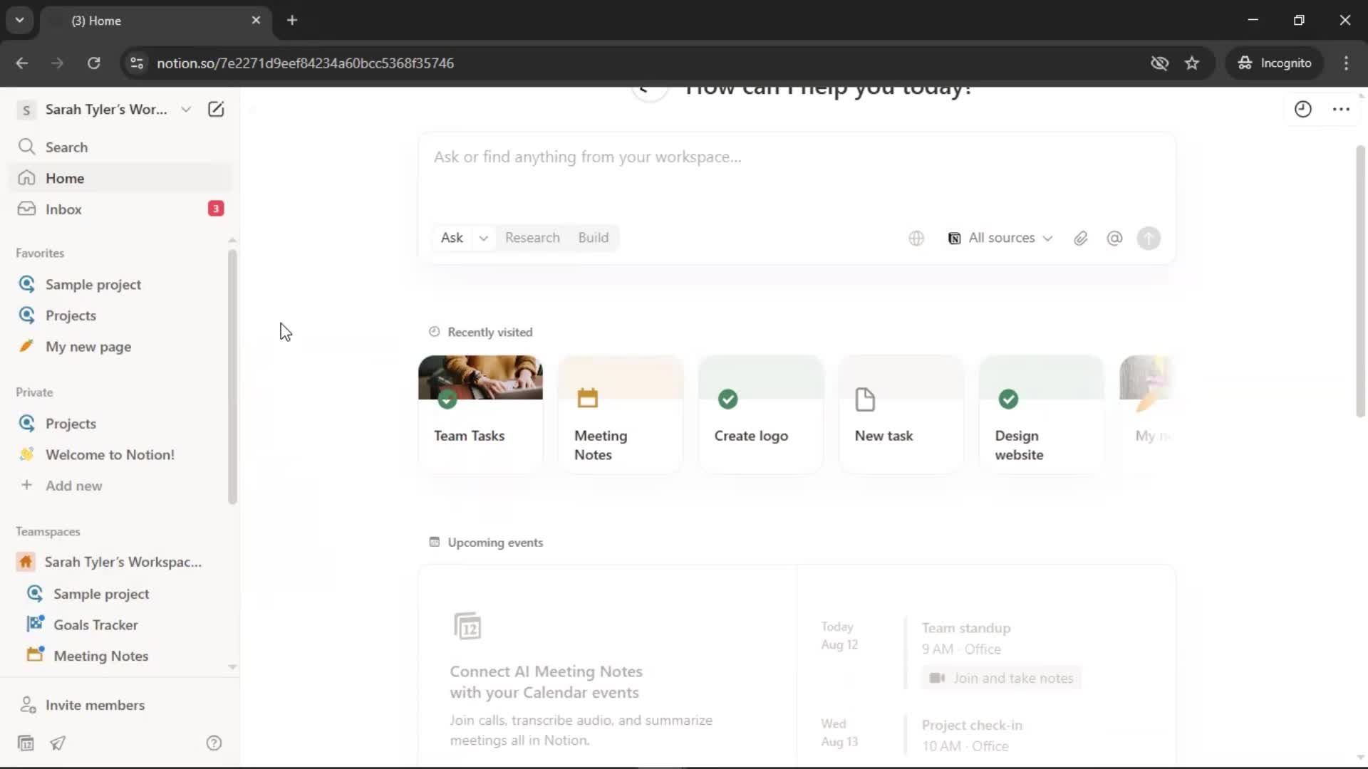 Adding to favorites screenshot