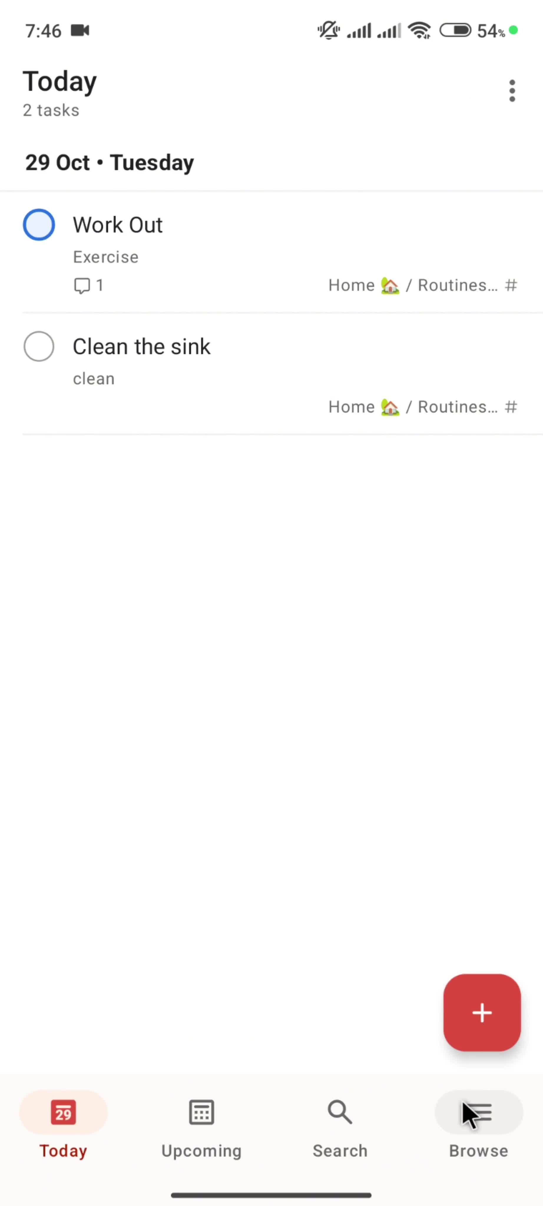 Adding to favorites screenshot