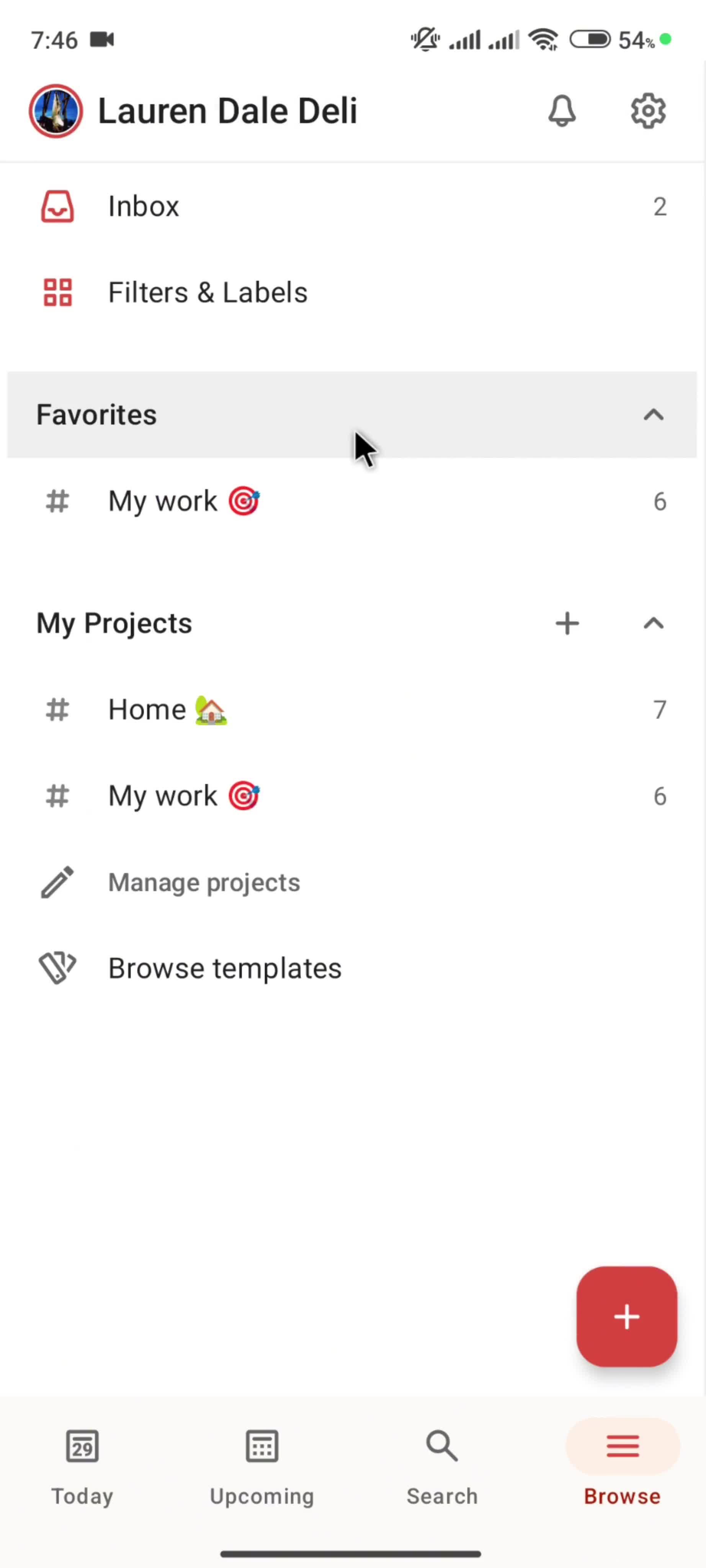 Adding to favorites screenshot