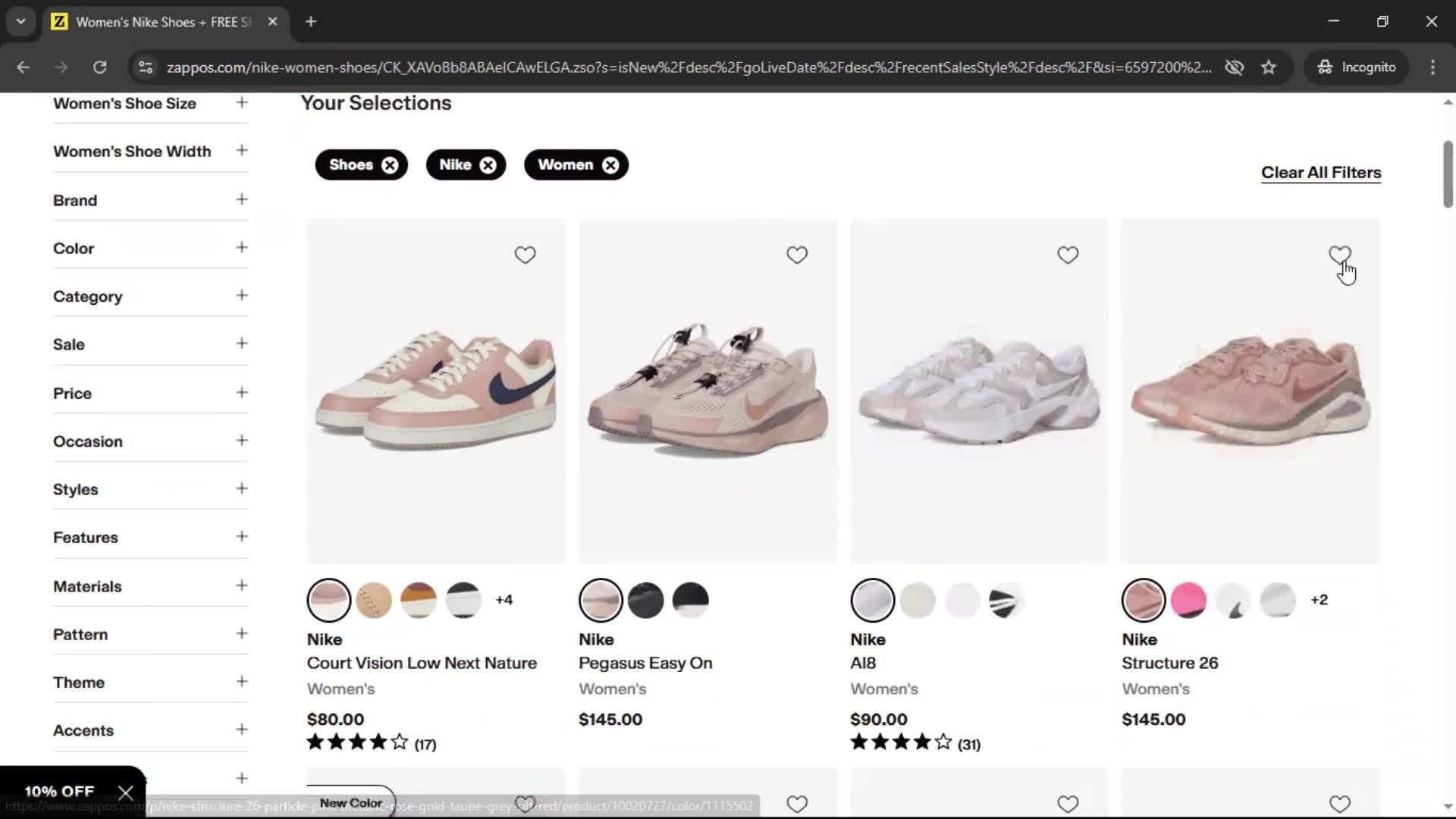 Adding to favorites screenshot