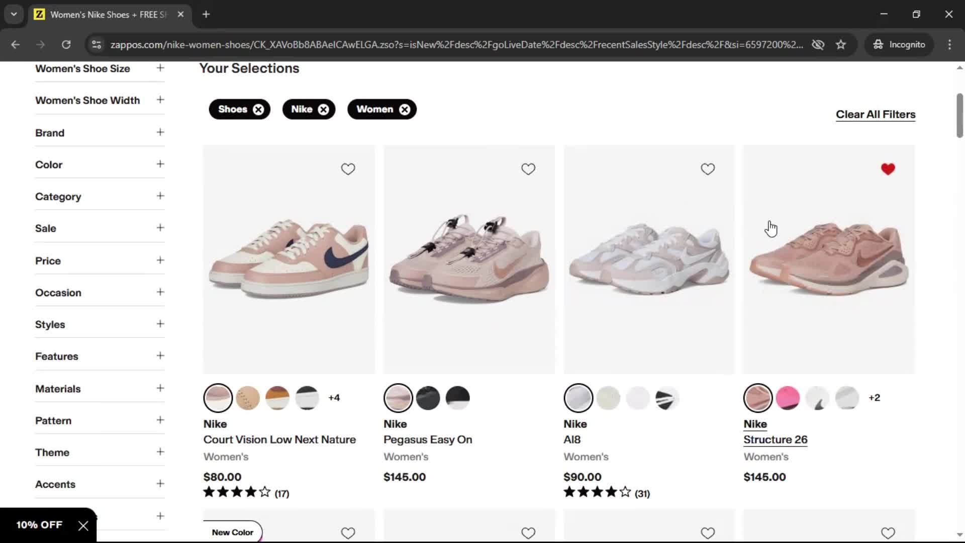 Adding to favorites screenshot