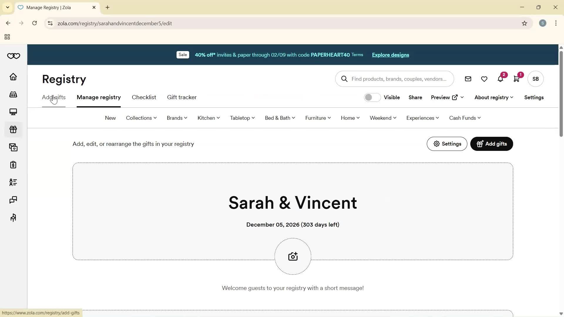 Creating a registry screenshot