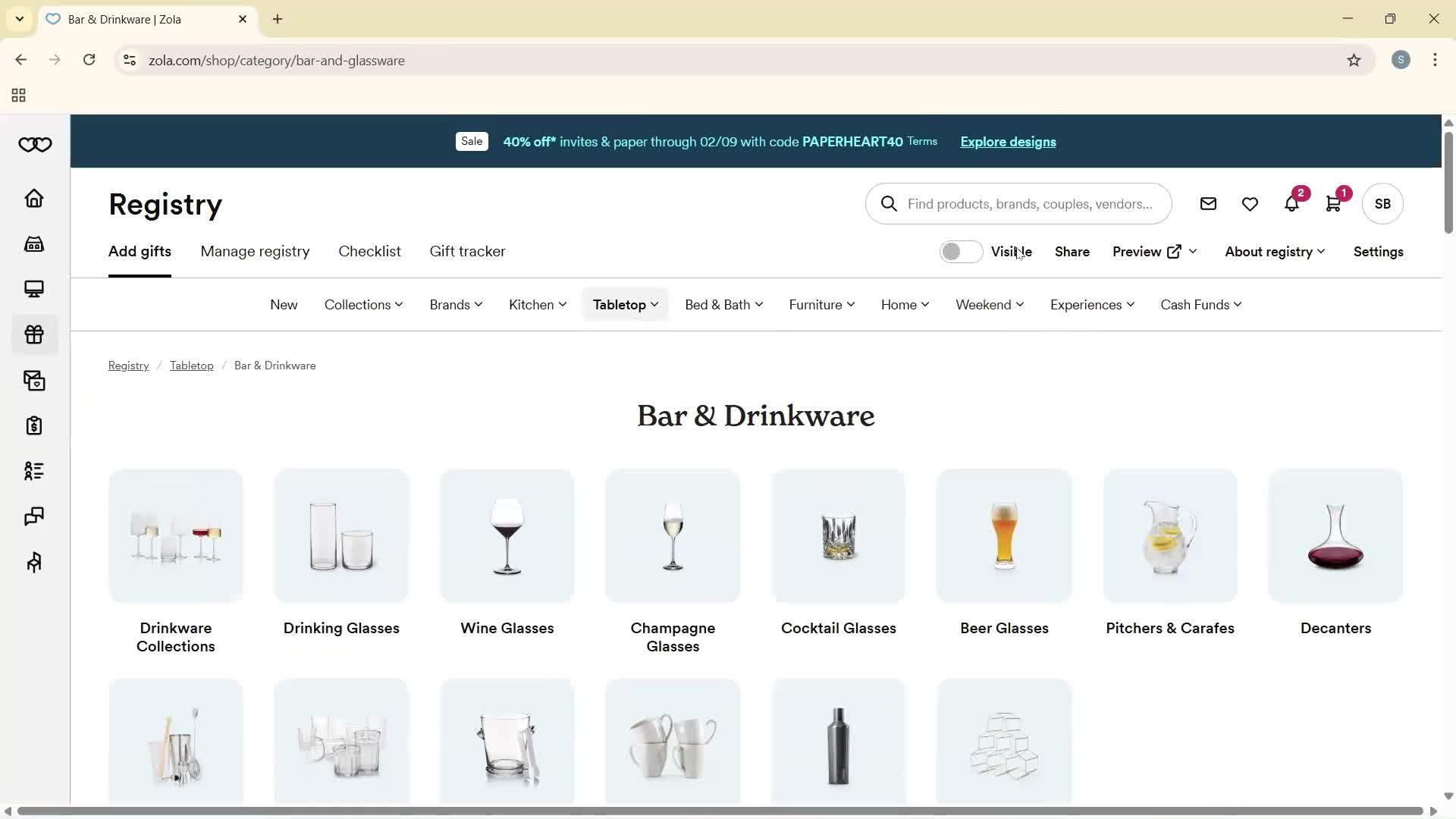 Creating a registry screenshot