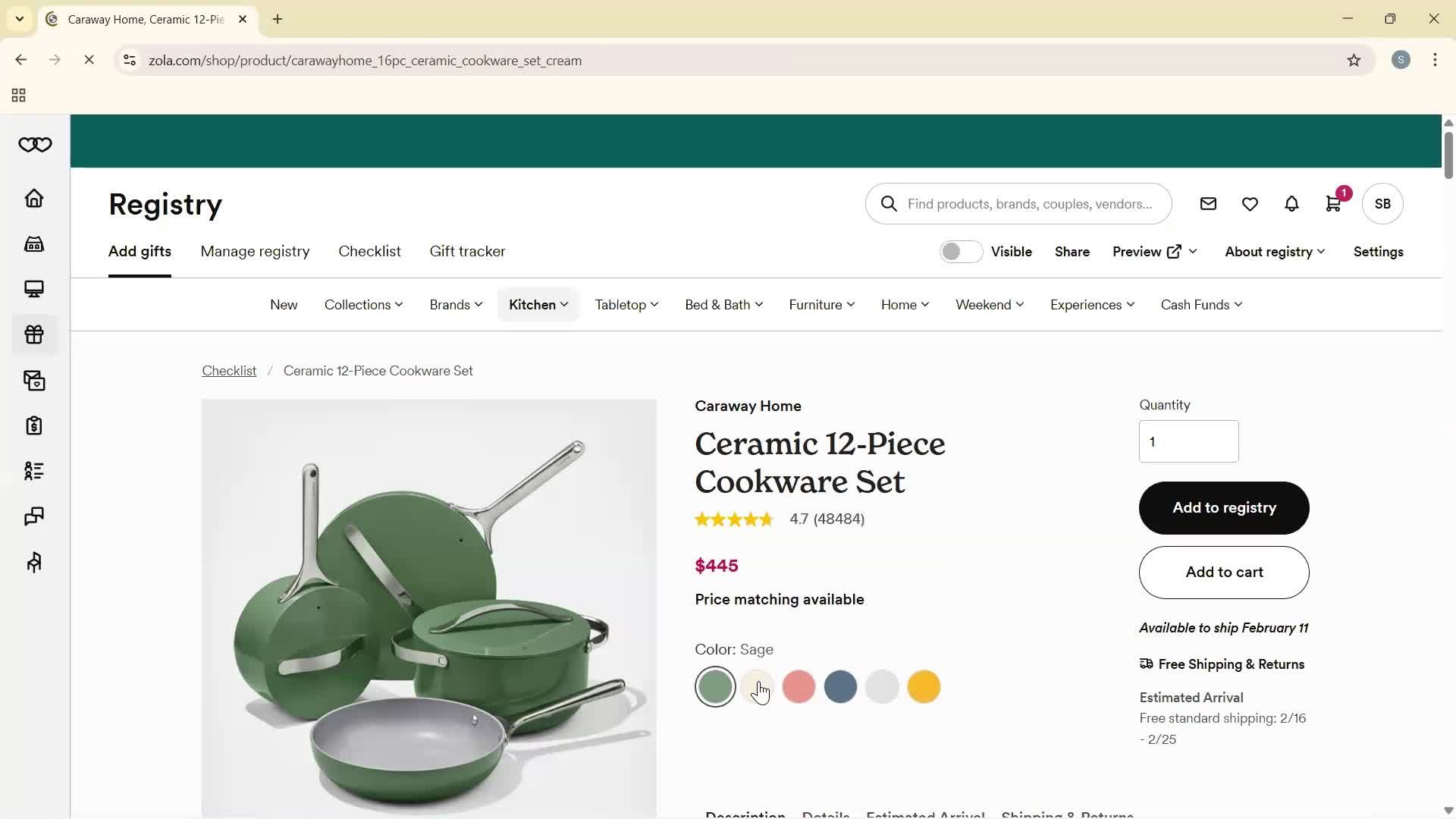 Creating a registry screenshot